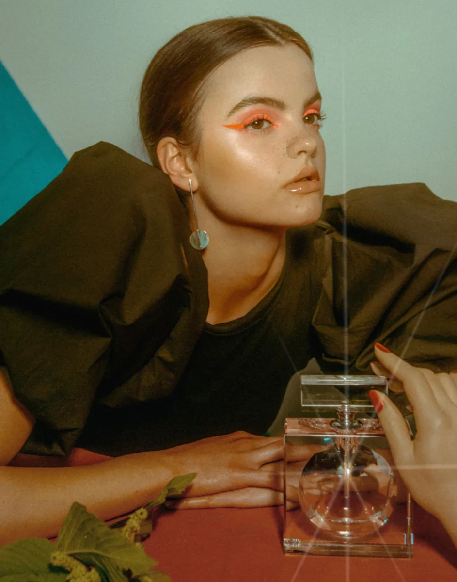 Lifestyle image for personal project at Prop Haus with art direction, set design and wardrobe styling by Cecilia Elguero, represented by Pat Bates & Associates, a top photo agency in the fashion, editorial and lifestyle sectors.