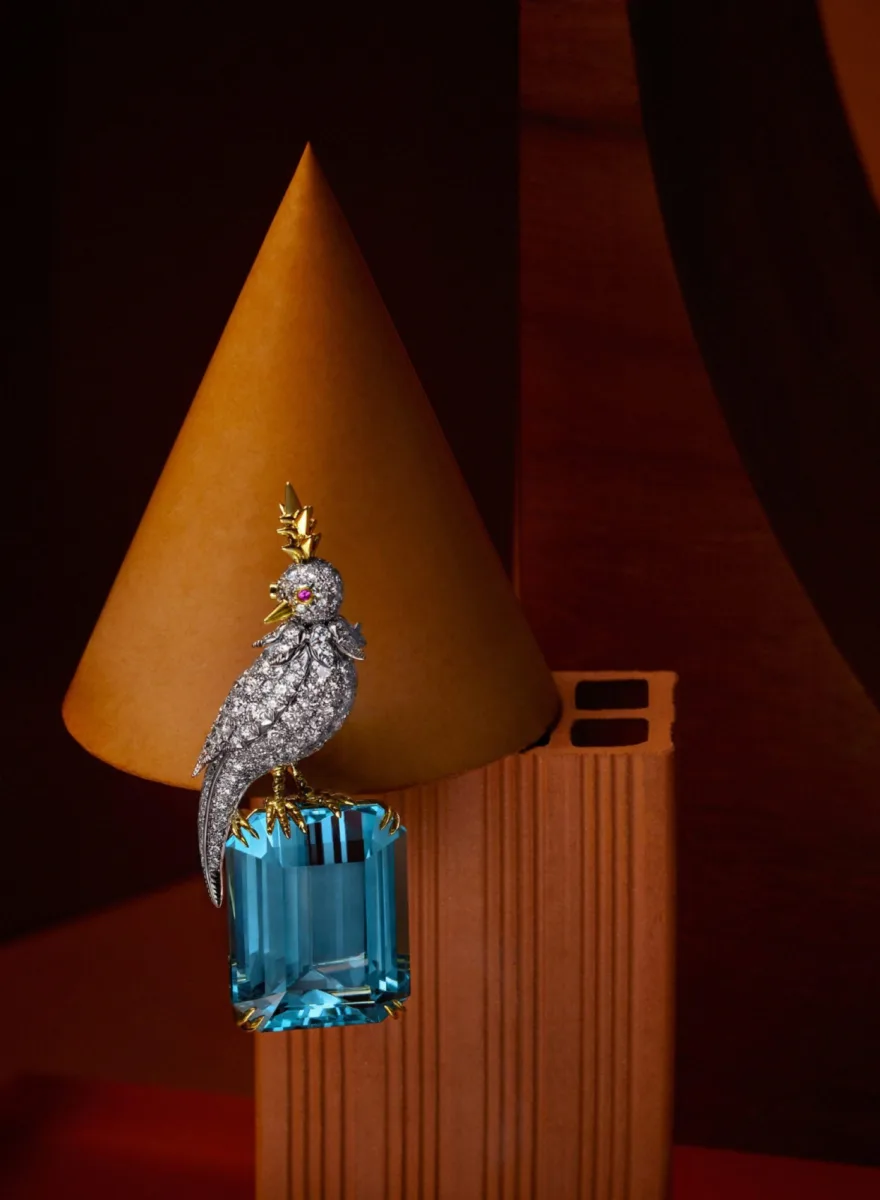Still life image featuring luxury jewelry brand Tiffany and Co. as featured in T China: The New York Times Style Magazine. Prop styling by Cecilia Elguero, represented by Pat Bates & Associates.