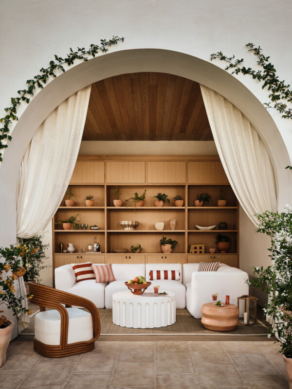 Outdoor living still image for Joss & Main with Prop Styling by Elizabeth MacLennan, represented by Pat Bates & Associates, a top agency in the interiors, advertising and retail home brand sectors.