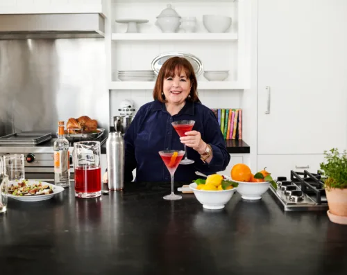 Image of Ina Garten for her collaboration with Williams Sonoma. Prop Styling by Elkie Brown, represented by Pat Bates & Associates, a leading photography agency in the advertising and retail home sectors.