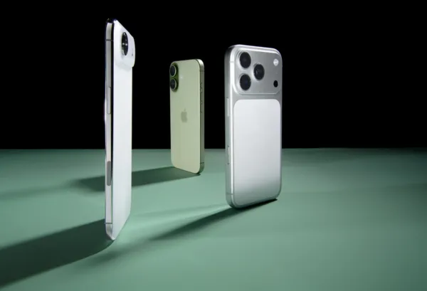Still life image of iPhone 17 for Bloomberg Businessweek by photographer Janelle Jones, represented by Pat Bates & Associates, a leading agency in the editorial and home tech brand sectors.