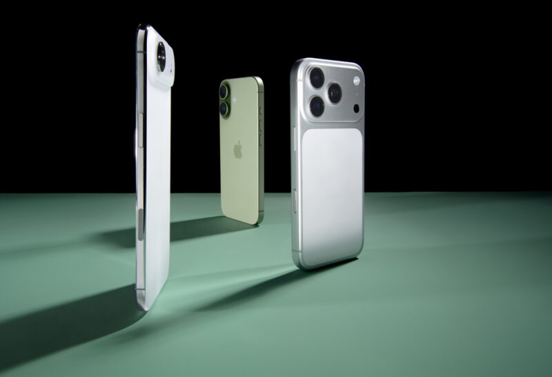 Still life image of iPhone 17 for Bloomberg Businessweek by photographer Janelle Jones, represented by Pat Bates & Associates, a leading agency in the editorial and home tech brand sectors.