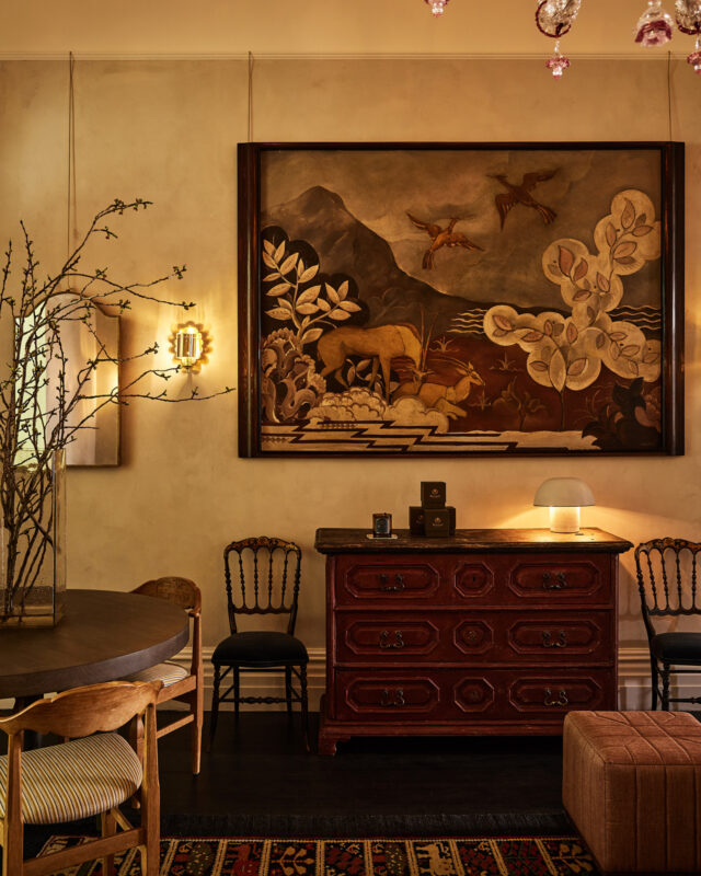 Interior still image of brick and mortar interiors store for interior designer Nickey Kehoe by photographer Kate S. Jordan, represented by Pat Bates & Associates, a leading photography agency in the interior and editorial sectors.