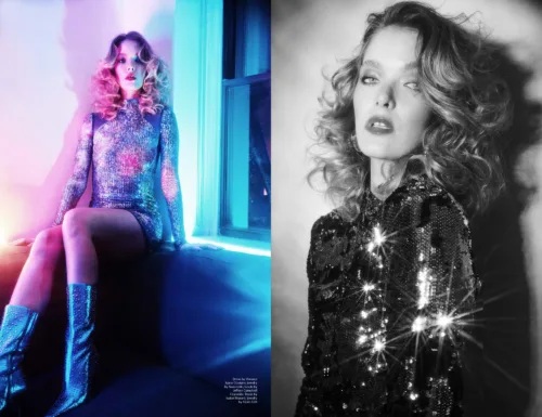 Lifestyle fashion still image for personal project, Night Shift – hair and makeup by hmu artist Paul Fields, represented by Pat Bates & Associates, a top photo agent in the editorial and lifestyle fashion brand sectors.