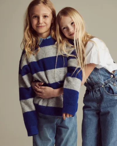 LIfestyle fashion still image of two girls for personal project – The Explorers – by photographer Toby Mitchell, represented by Pat Bates & Associates, a premier photo and artist agency in the retail and lifestyle kids brand sectors.